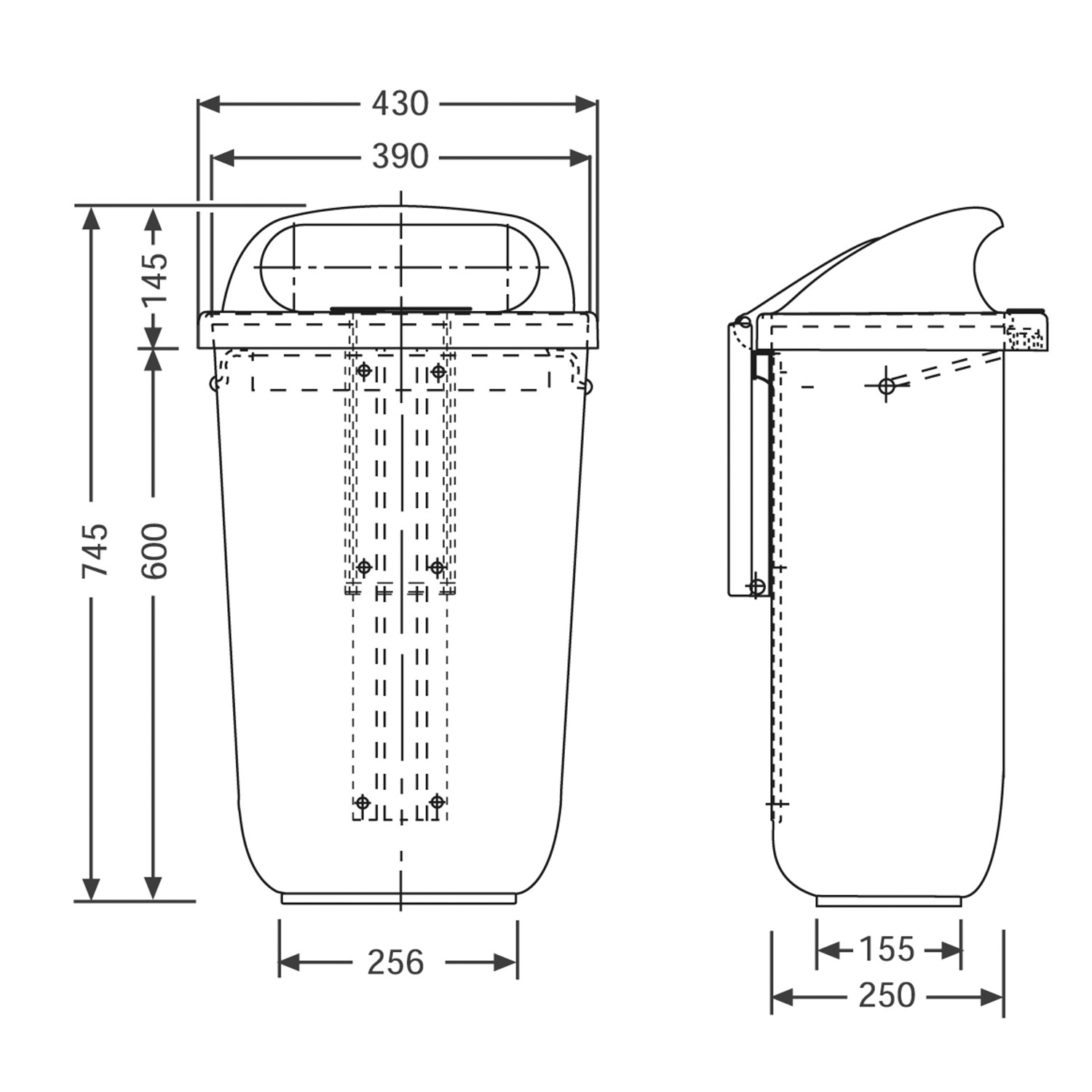 Rita skraldespand - Billede 2