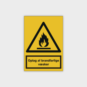 Oplag af brandfarlige væsker