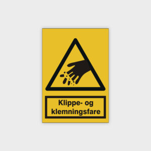 Klippe- og klemningsfare