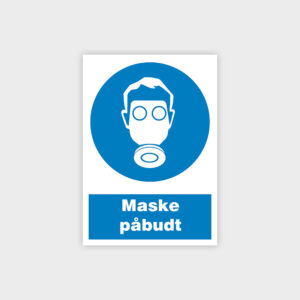 Maske påbudt