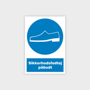 Sikkerhedsfodtøj påbudt