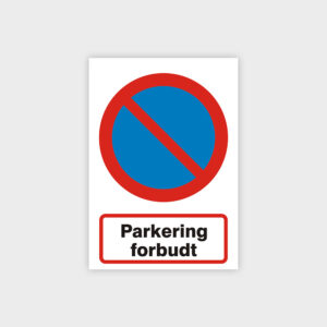 Parkering forbudt