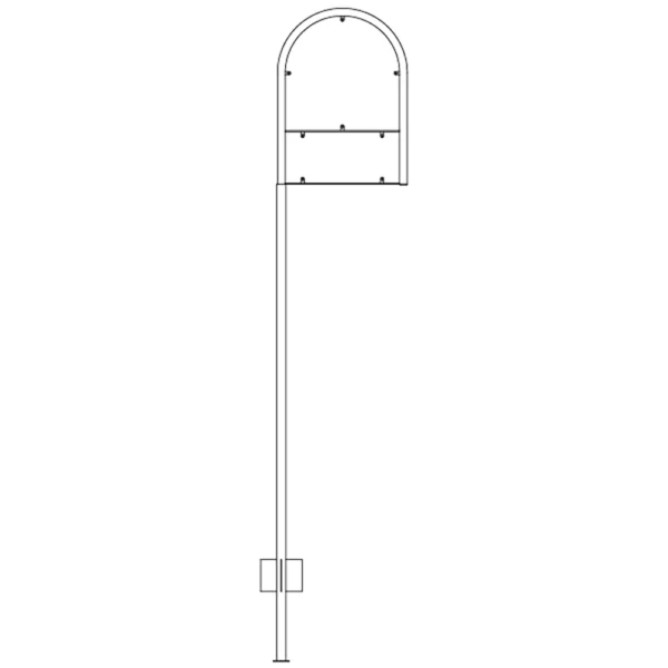 Buet stander Ø70+30x70 cm