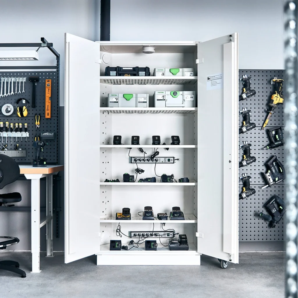 Brandskab til batteri