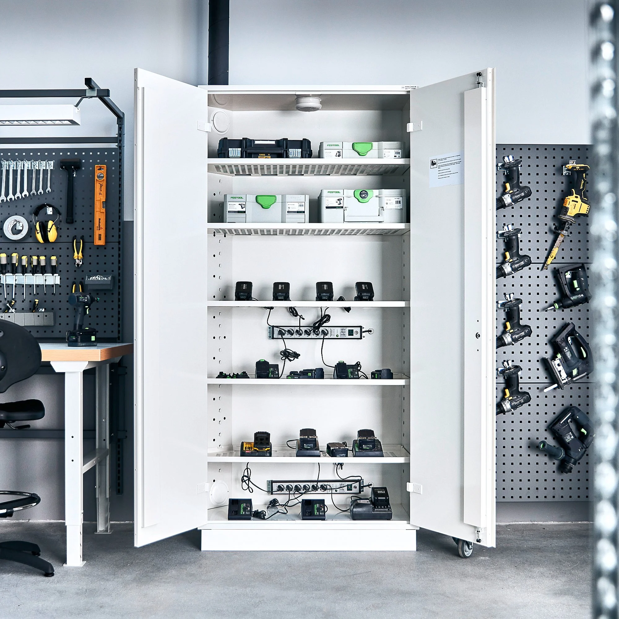 Brandskab til batteri